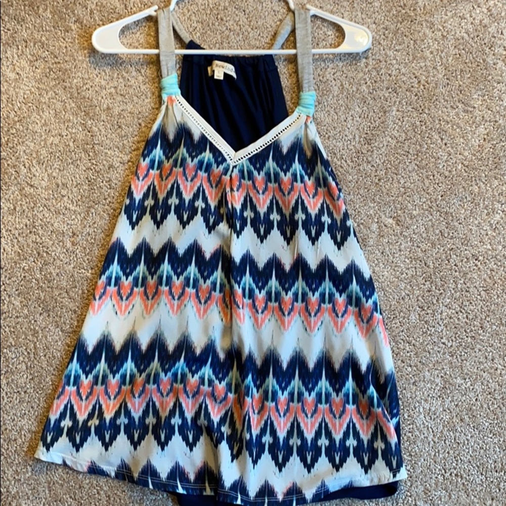 Rewind Racer-Back Trapeze Tank Large